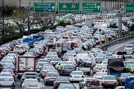 ترافیک سنگین معابر در نخستین روز از اجرای ساعت جدید طرح ترافیک