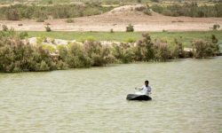 ۱۰۰ درصد تالاب جازموریان آبگیری شد