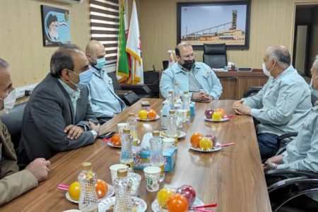 بازدید مدیرعامل از شرکت صنعت فولاد شادگان و اسکله اختصاصی فولاد خوزستان در بندر امام خمینی( ره)