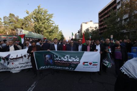 حضور پرشور جامعه ورزش در راهپیمایی ضدصهیونیستی مردم ایران