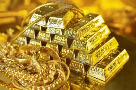 قیمت طلای جهانی در اوج چهار هفته گذشته